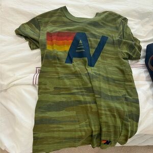 Aviator nation logo tee camo